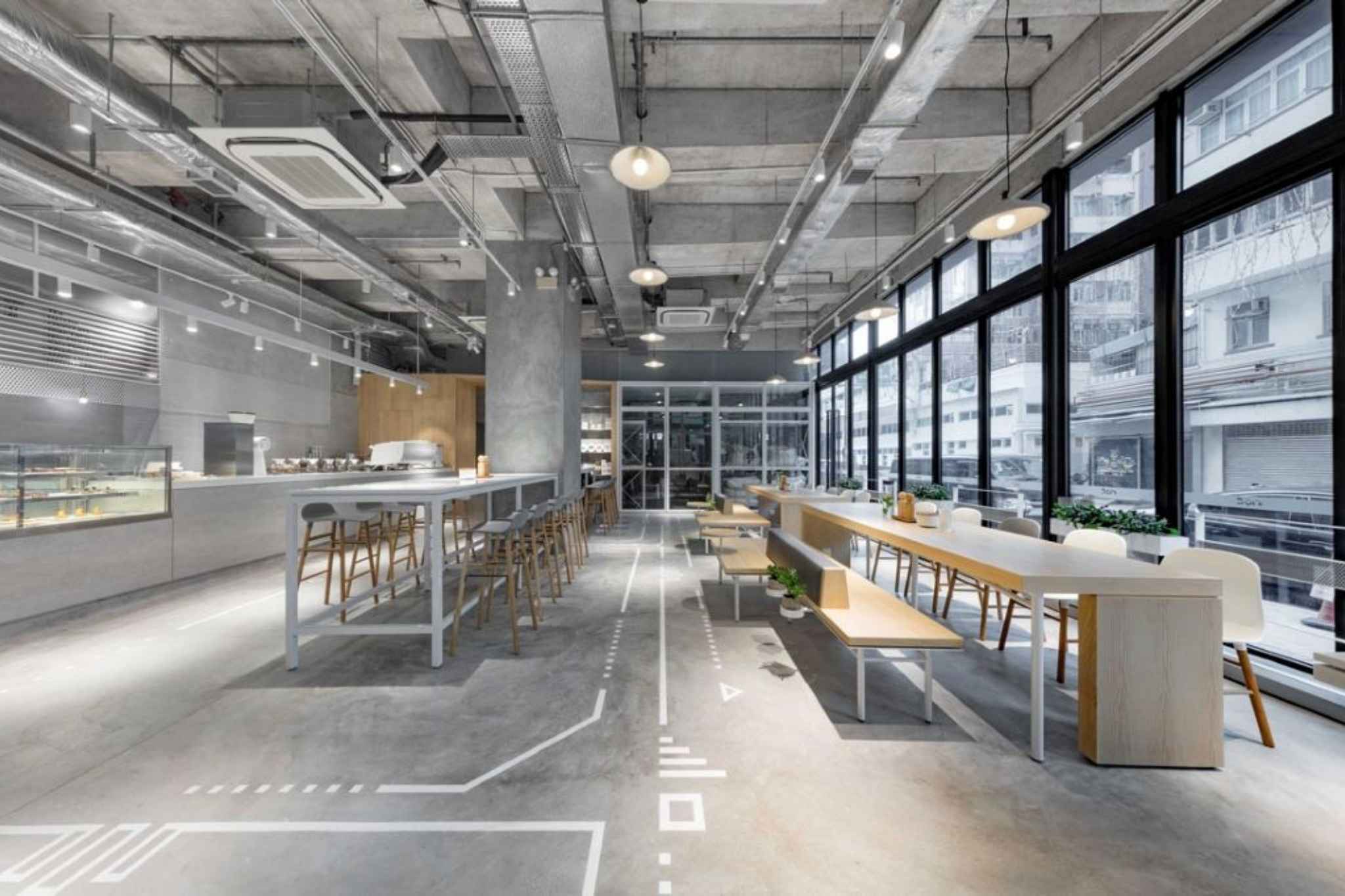 . Quán cafe phong cách Industrial